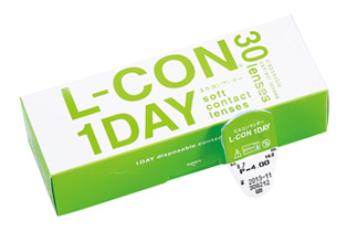 商品写真：L-CON 1DAY エルコンワンデー 30枚入り