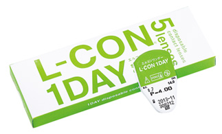 商品写真：L-CON 1DAY EXCEED エルコンワンデー 5枚入り